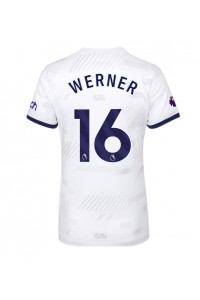 Tottenham Hotspur Timo Werner #16 Jalkapallovaatteet Naisten Kotipaita 2023-24 Lyhythihainen